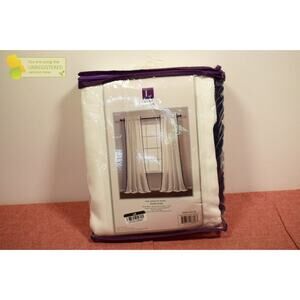 Lush Décor 50"x84" Kids' Pom Pom Window Curtain Panel Navy